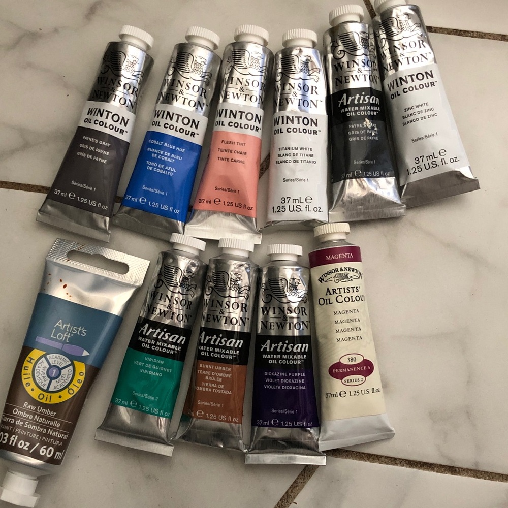 Winsor & Newton Artisan & Winton Oil Colour Paint Tubes - Assorted Colors
